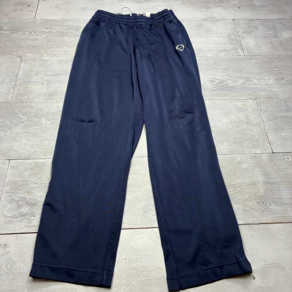 Nike Total 90 Track Pant Men M Navy Blue Y2K Soccer Shield Ankle Zip T90 Vintage